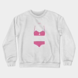 Oui Pink Bra and Panties Crewneck Sweatshirt